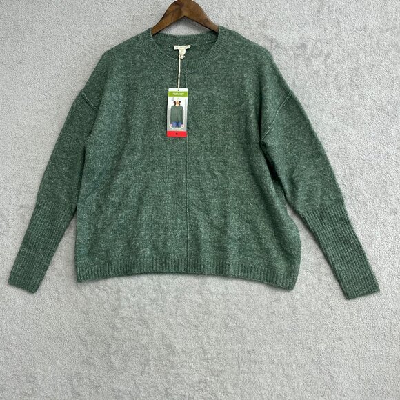 NEW Legendary outfitters Women's Sweater M Soft and Cozy Crewneck Green - Picture 3 of 10